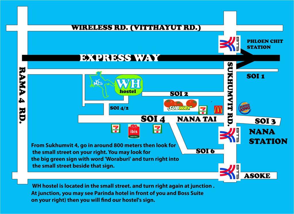 Wh Hostel Bangkok Exterior photo